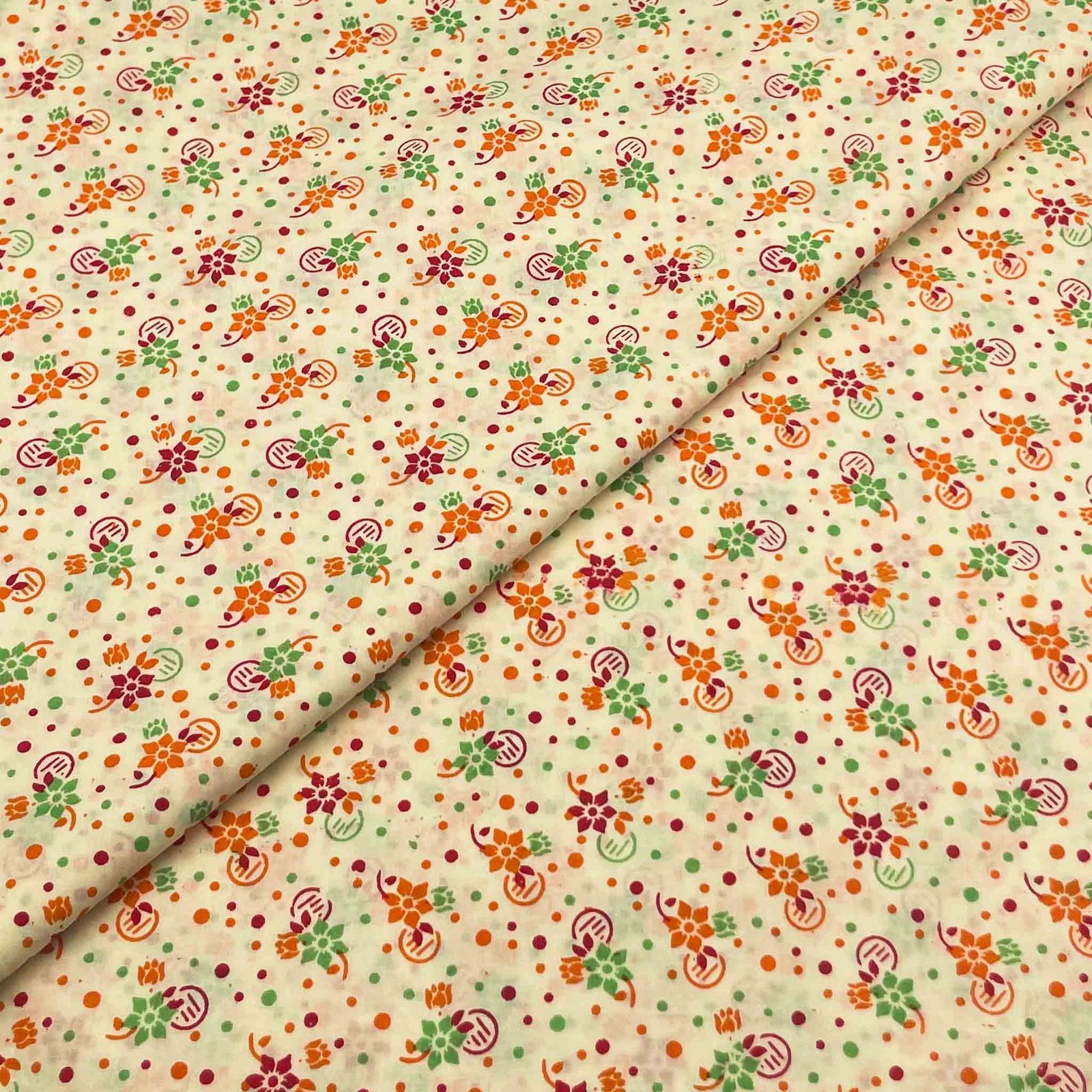 Cambric Cotton Block Print D25196