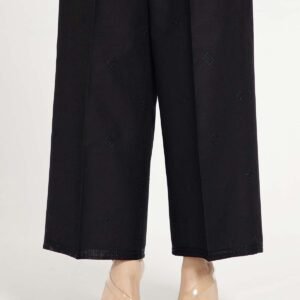 EMBROIDERED CAMBRIC TROUSER