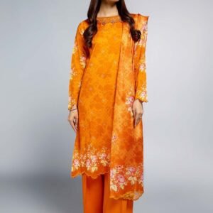 EMBROIDERED PRINTED LAWN 3 PCS (UNSTITCHED)