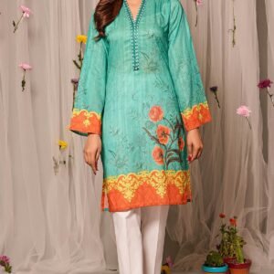 EMBROIDERED PRINTED LAWN SHIRT