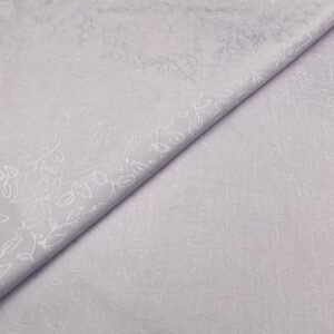 Floral Linen Pure White