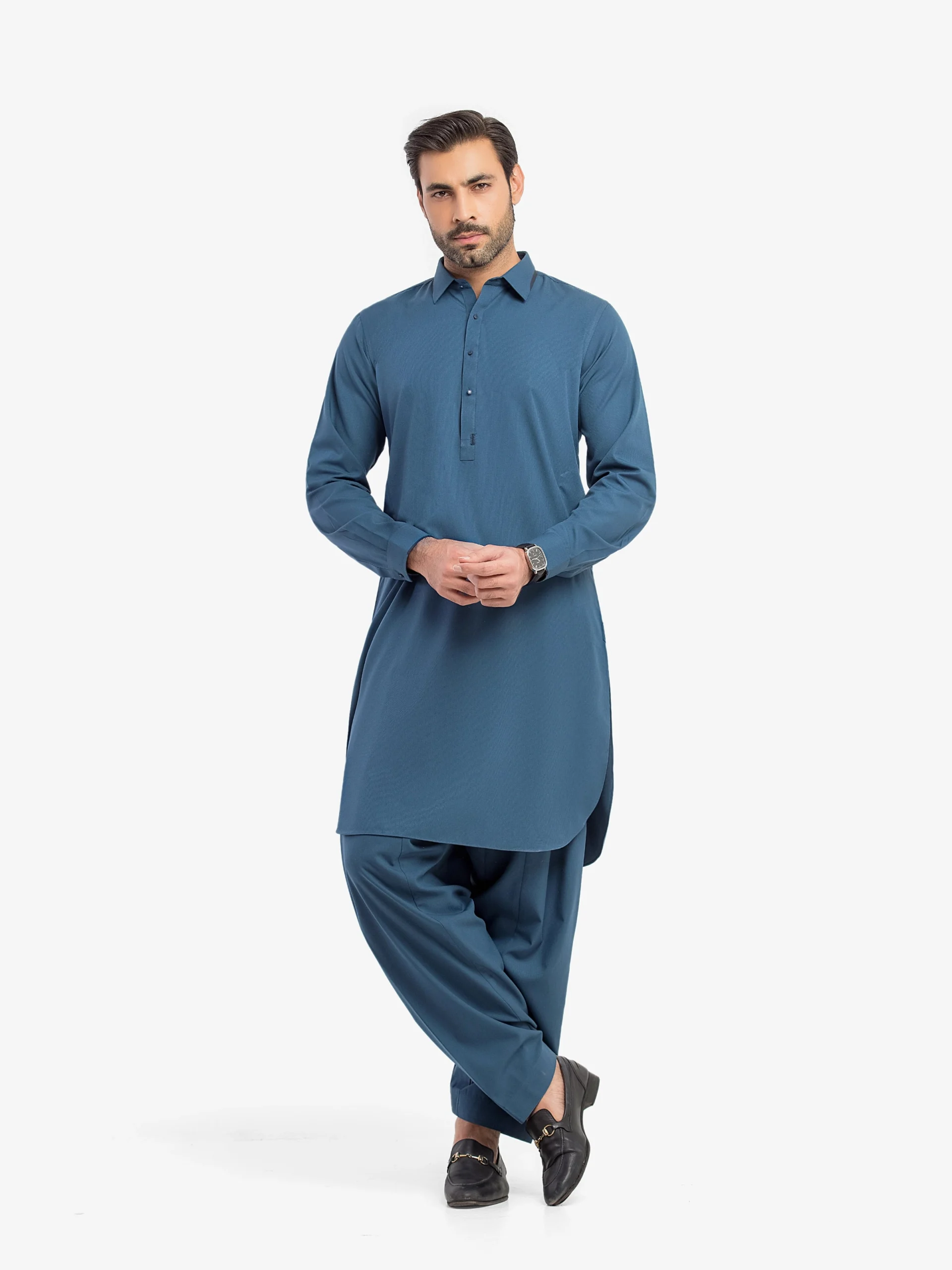 Men’s Blue Kurta Shalwar – EMTKST5-99617