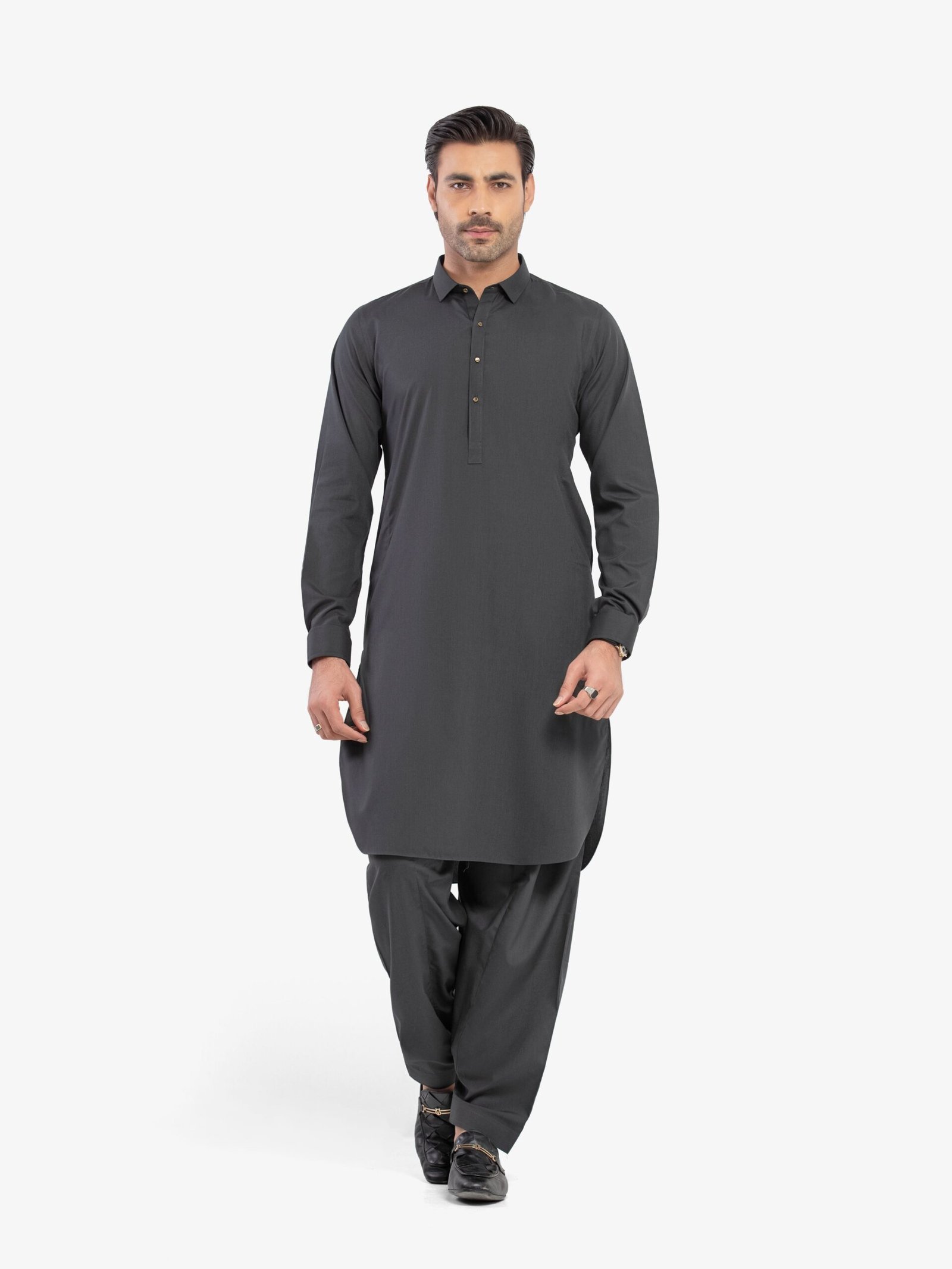 Men’s Dark Green Kurta Shalwar – EMTKST5-99610