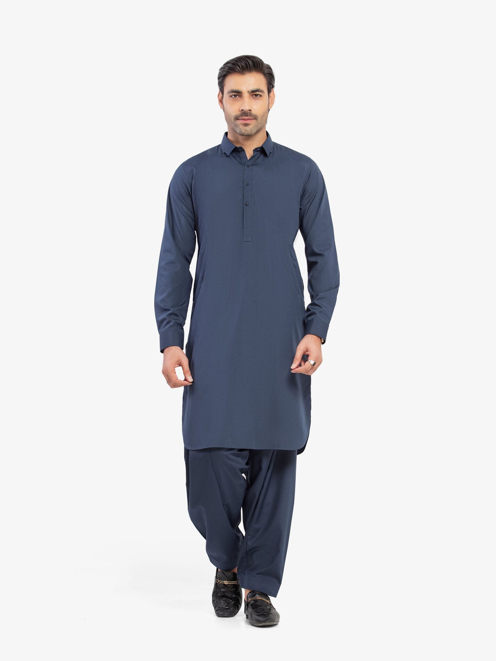 Men’s Navy Blue Kurta Shalwar – EMTKST5-99609