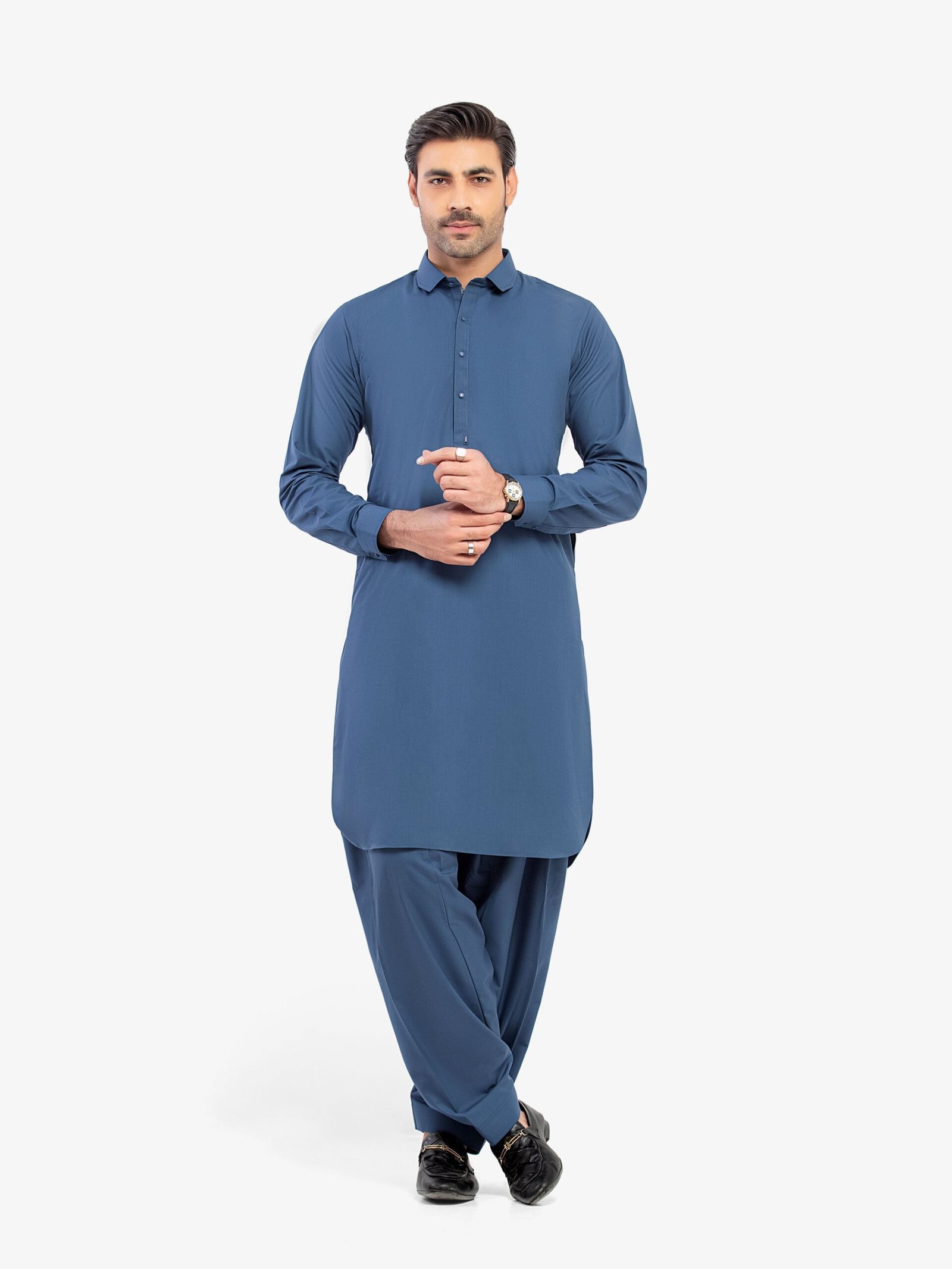 Men’s Royal Blue Kurta Shalwar – EMTKST5-99599