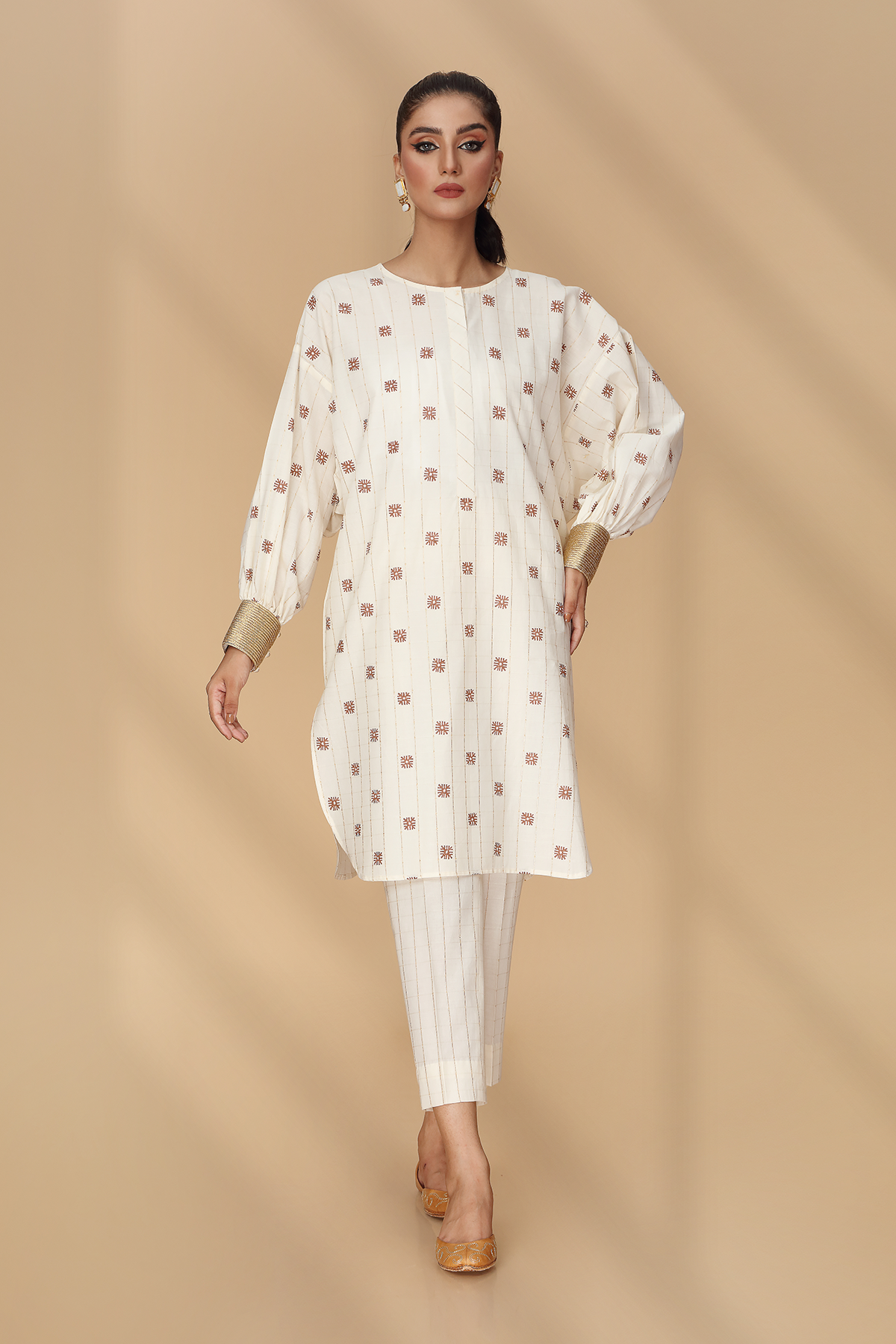 PRET BLOCK PRINTED COTTON JACQUARD 1 PCS