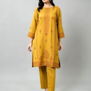 PRET EMBROIDERED COTTON KARANDI 2 PCS