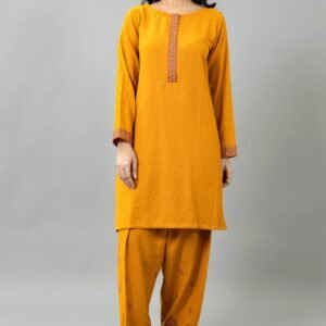 PRET EMBROIDERED & EMBELISHED COTTON KARANDI 2 PCS