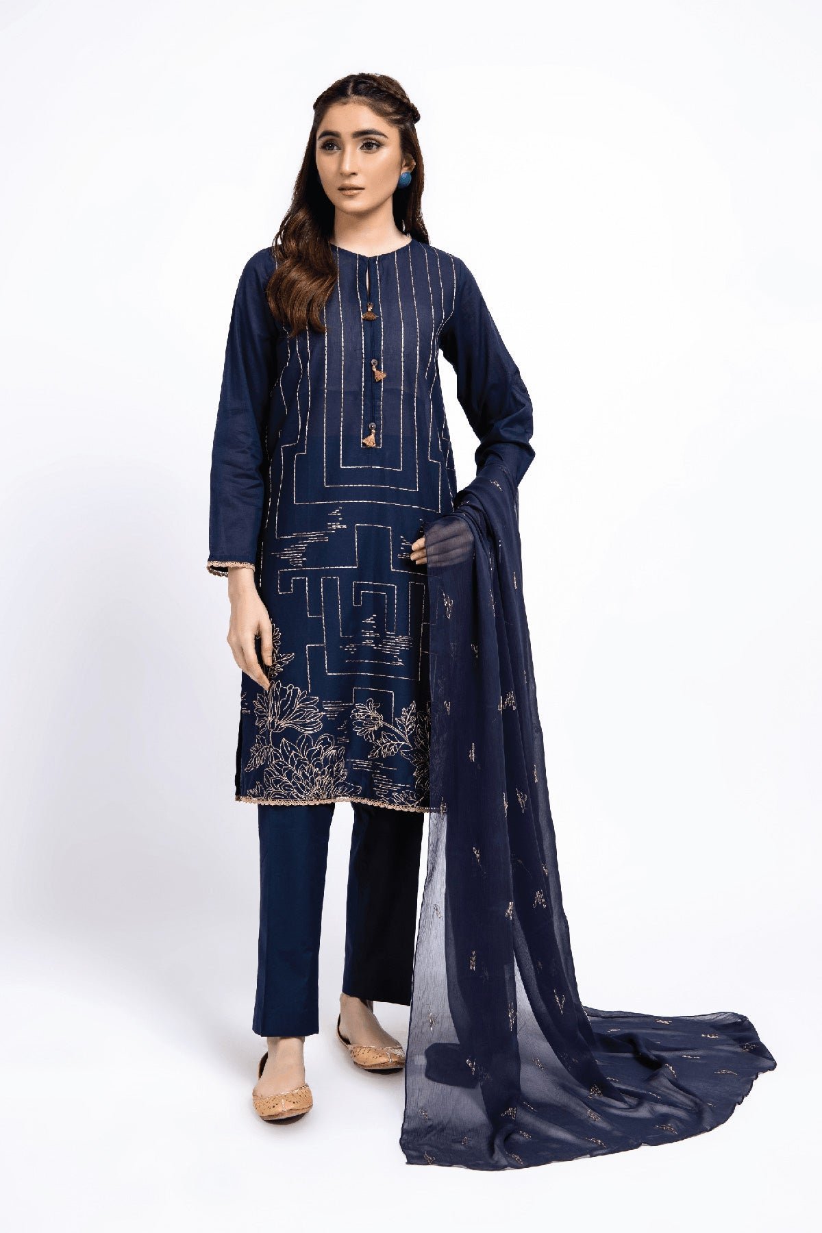 PRET EMBROIDERED LAWN 3 PCS