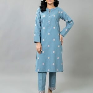 PRET EMBROIDERED SLUB KHADDAR 2 PCS