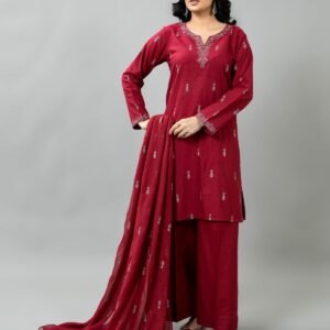 PRET EMBROIDERED SLUB KHADDAR 3 PCS