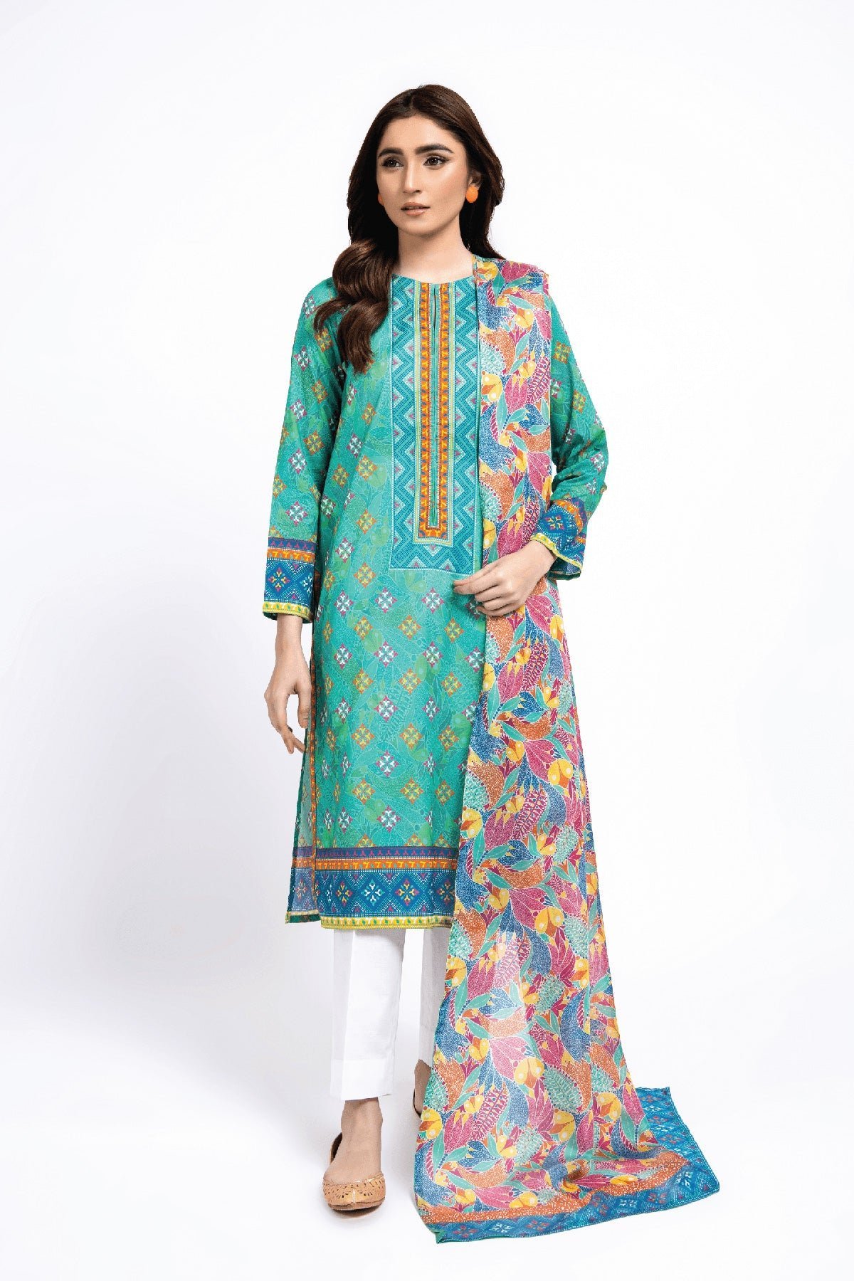 PRET PRINTED LAWN 2 PCS