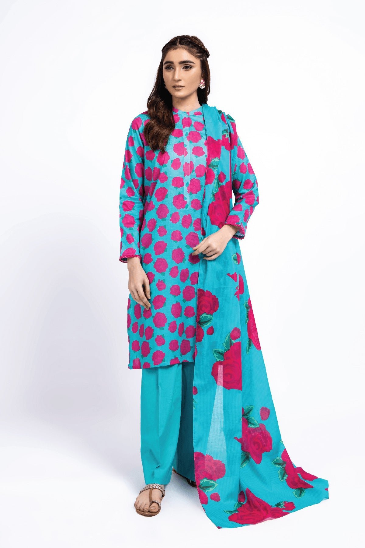 PRET PRINTED LAWN 3 PCS