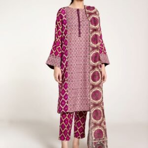 PRET PRINTED POLY LAWN 3 PCS