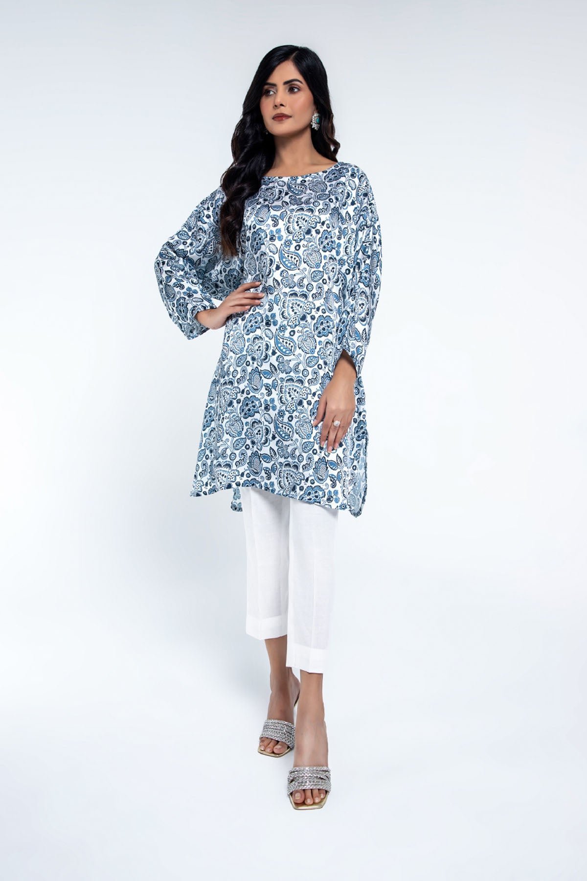 PRET PRINTED SHAMOZ SILK 1 PCS