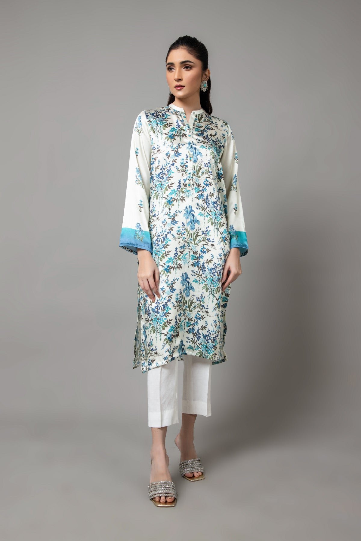 PRET PRINTED SHAMOZ SILK 1 PCS