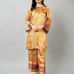 PRET PRINTED SHAMOZ SILK 2 PCS