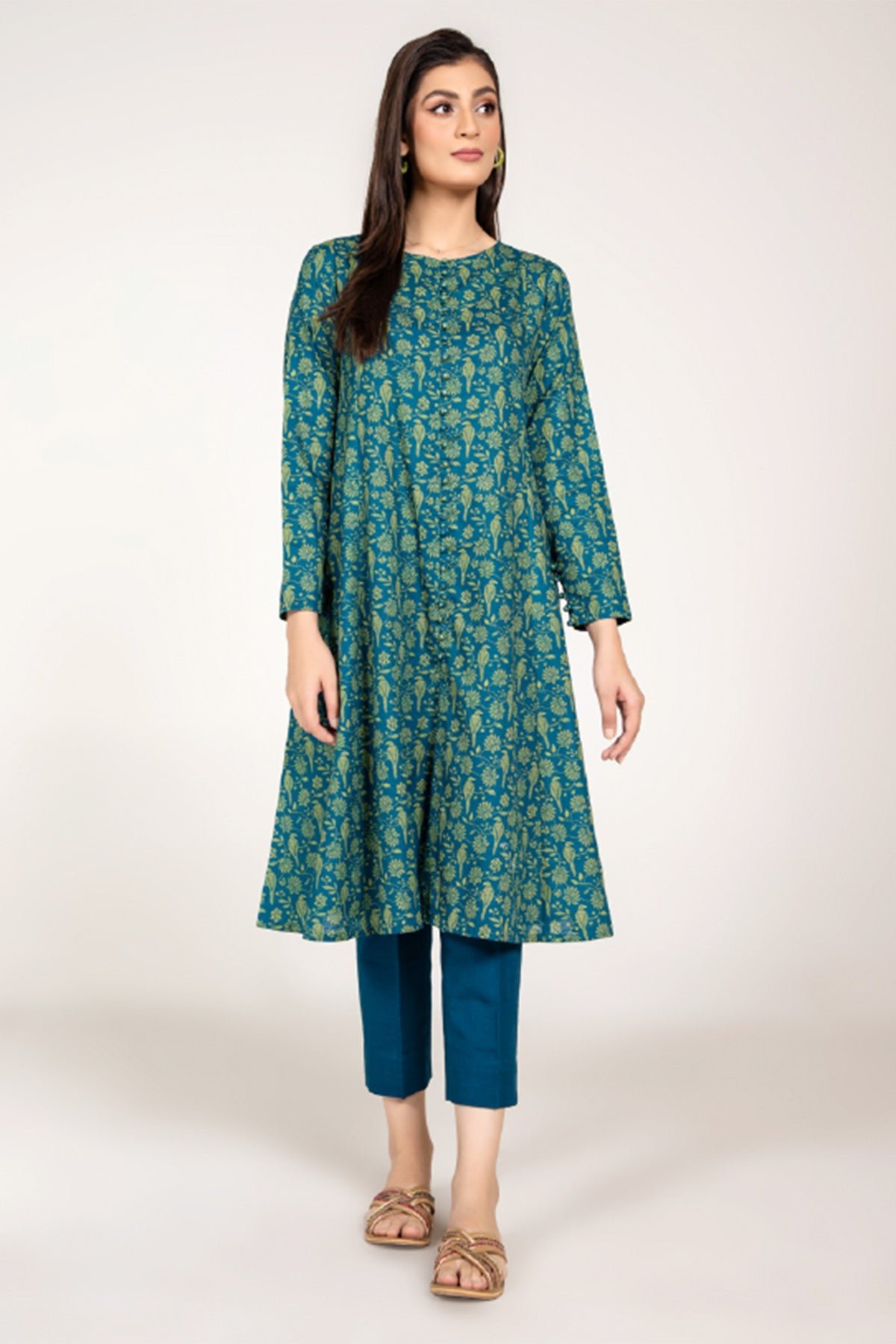 PRET PRINTED SLUB KHADDAR 1 PCS