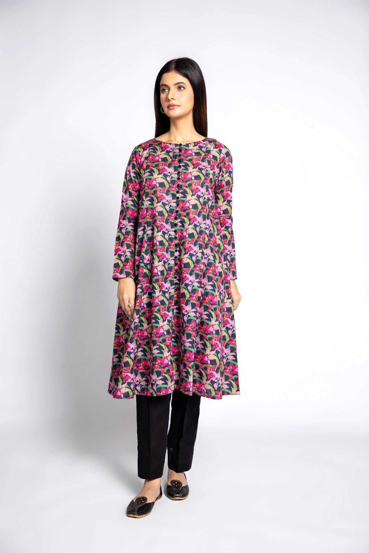 PRET PRINTED SLUB KHADDAR 1 PCS