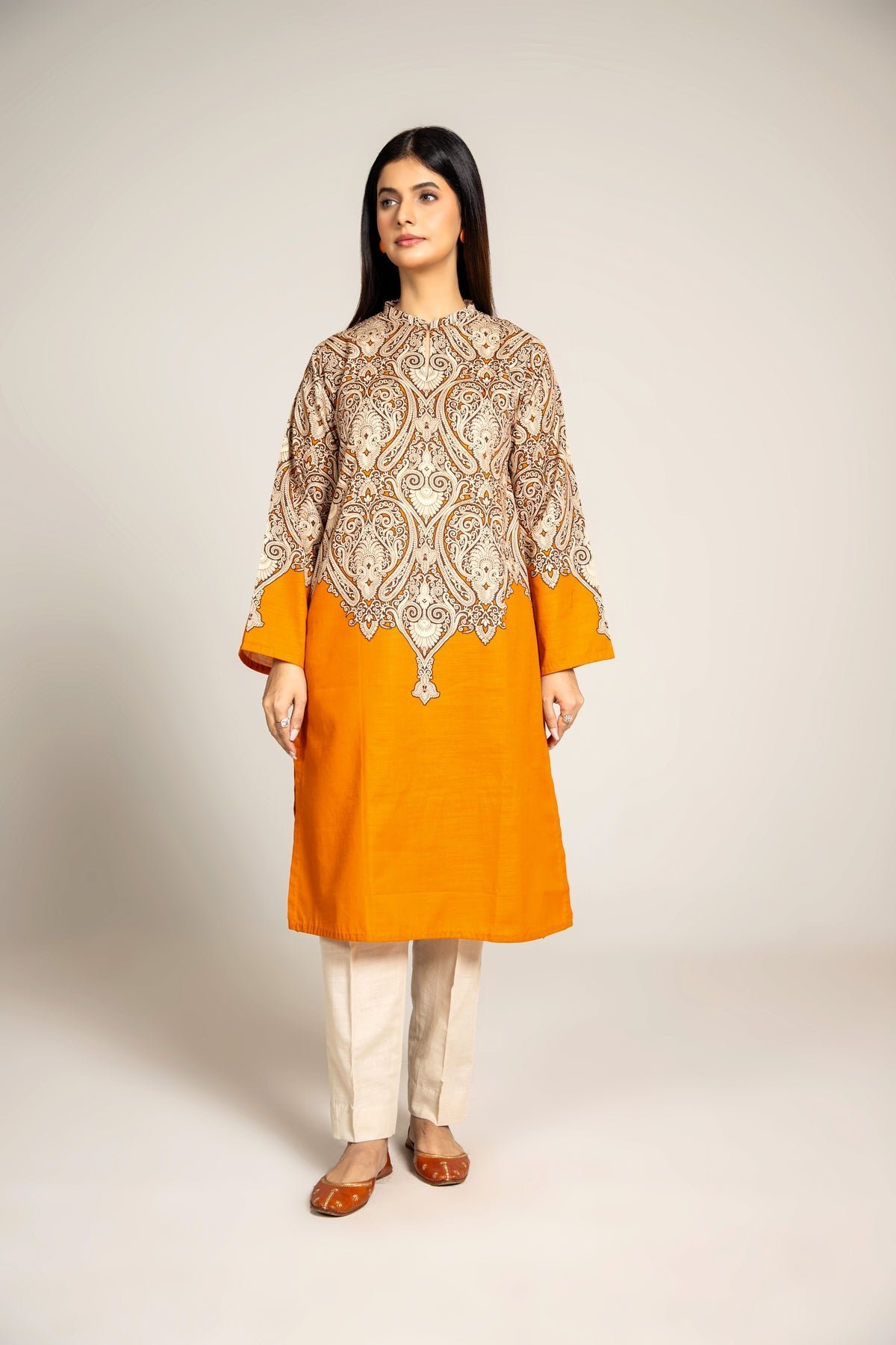 PRET PRINTED SLUB KHADDAR 1 PCS