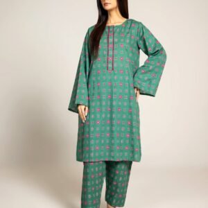 PRET PRINTED SLUB KHADDAR 2 PCS