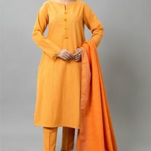 PRET SOLID YARN DYED STRIP KHADDAR 3 PCS