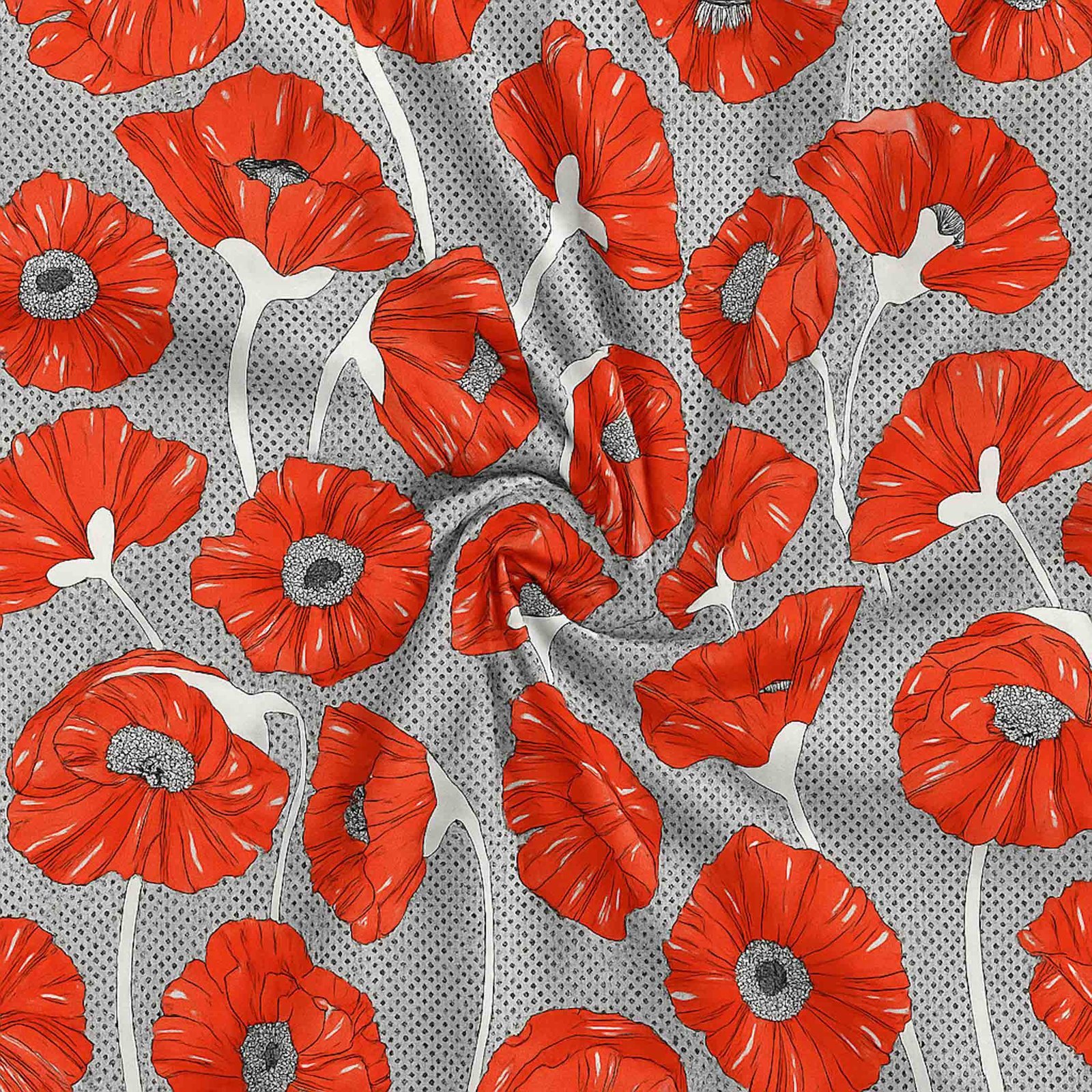 Raw Silk Print D25D107