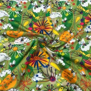 Raw Silk Print D25D116