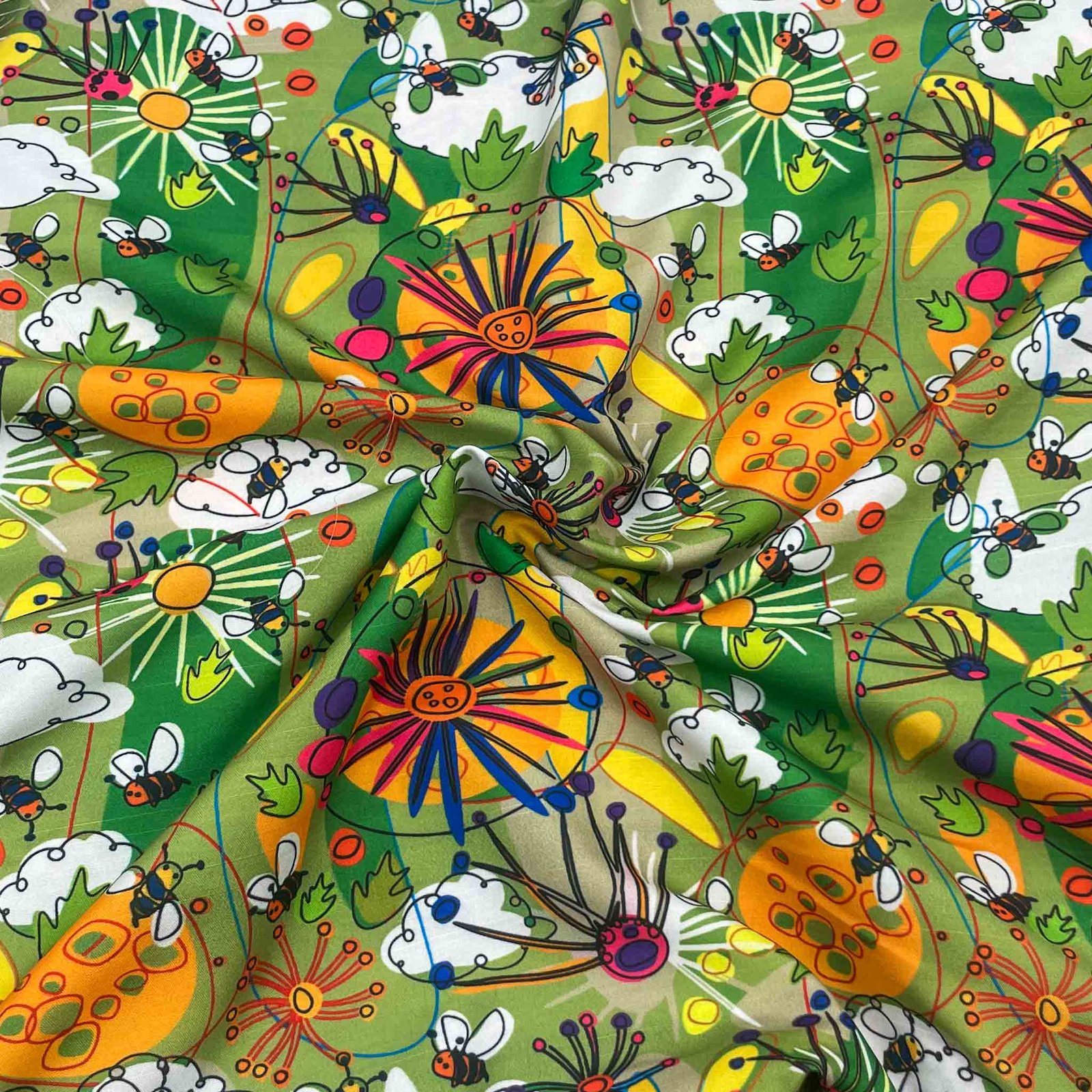 Raw Silk Print D25D116